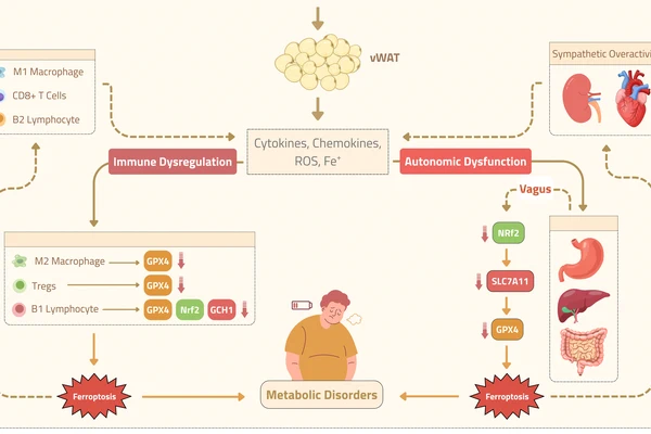 Metabolic Disorders, Autonomic Immune Dysfunction, and Ferroptosis