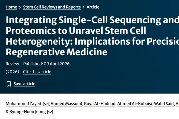 Integrating Single-Cell Sequencing and Proteomics to Unravel Stem Cell Heterogeneity: Implications for Precision Regenerative Medicine